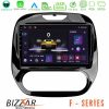 Kimpiris - Bizzar F Series 8Core Android14 4+64GB  Renault Captur 2013-2019 (Manual AC) Navigation Multimedia Tablet 9" Με Carplay & Android Auto