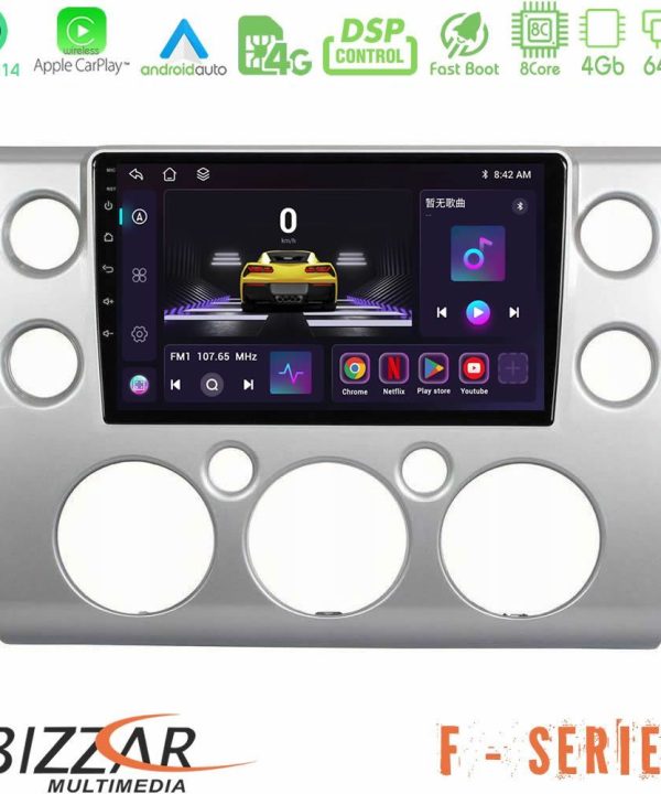 Kimpiris - Bizzar F Series 8Core Android14 4+64GB Toyota FJ 2007-2014 Navigation Multimedia Tablet 9" Με Carplay & Android Auto