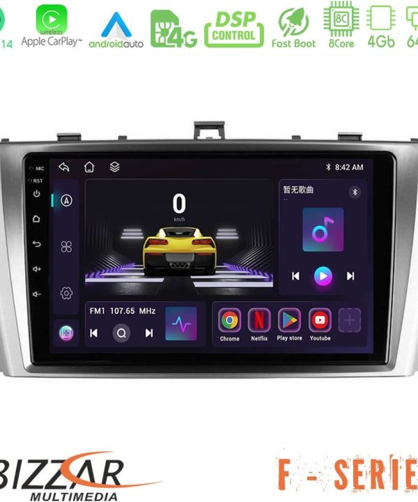 Kimpiris - Bizzar F Series 8Core Android14 4+64GB  Toyota Avensis T27 Navigation Multimedia Tablet 9" Με Carplay & Android Auto