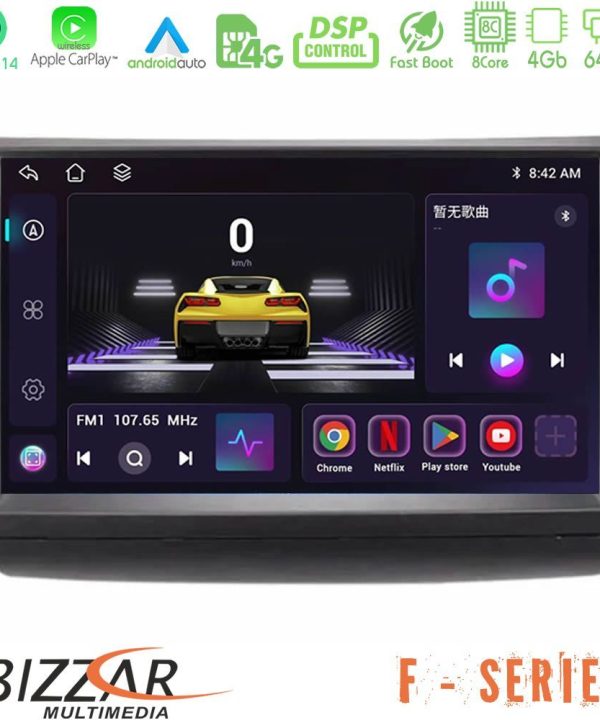 Kimpiris - Bizzar F Series 8Core Android14 4+64GB  Toyota Prius 2004-2009 Navigation Multimedia Tablet 9" Με Carplay & Android Auto