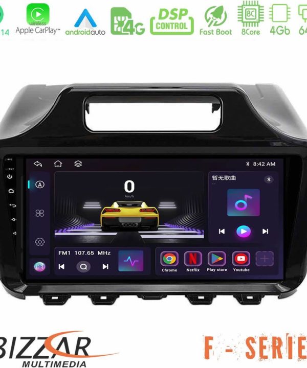 Kimpiris - Bizzar F Series 8Core Android14 4+64GB  Toyota iQ 2008 – 2015 Navigation Multimedia Tablet 9" Με Carplay & Android Auto Με Carplay & Android Auto