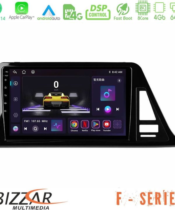 Kimpiris - Bizzar F Series 8Core Android14 4+64GB  Toyota CH-R (Χωρίς Εργ.Οθόνη) Navigation Multimedia Tablet 9"  Με Carplay & Android Auto