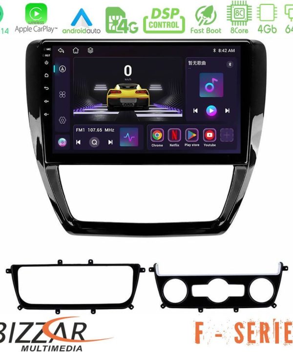 Kimpiris - Bizzar F Series 8Core Android14 4+64GB  VW Jetta Navigation Multimedia Tablet 10" Με Carplay & Android Auto