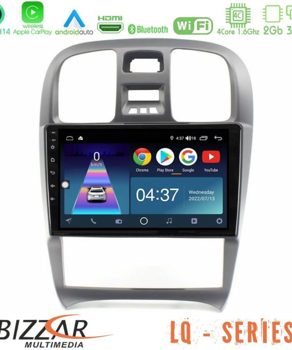 Kimpiris - Bizzar LQ Series 4Core Android14 2+32GB Hyundai Sonata 2001-2005 Navigation Multimedia Tablet 9" Με Carplay & Android Auto