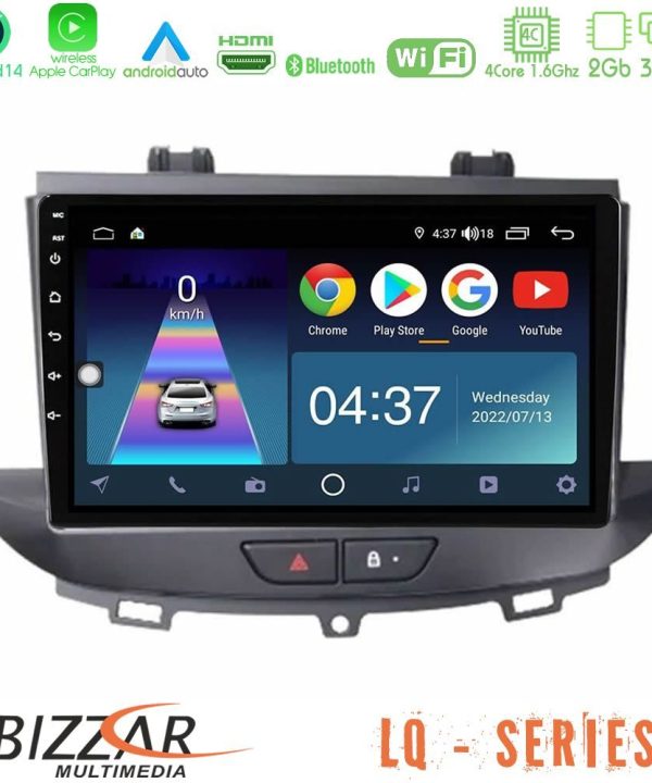 Kimpiris - Bizzar LQ Series 4Core Android14 2+32GB Opel Grandland/Crossland X Navigation Multimedia Tablet 9" Με Carplay & Android Auto