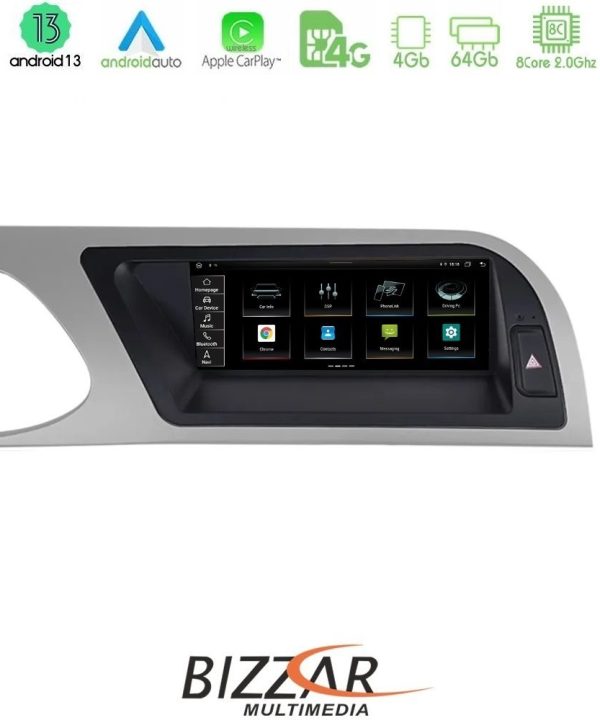 Kimpiris - Bizzar OEM AUDI A4 (B8) 2008-2012 8.8" Android13 8Core 4+64GB Navigation Multimedia Station