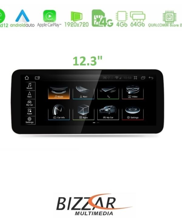 Kimpiris - Bizzar QL Series Android12 8core 4+64GB Audi Q5 2017-2022 Navigation Multimedia Station 12.3"