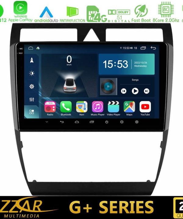 Kimpiris - Bizzar G+ Series Audi A6 (C5) 1997-2004 8core Android12 6+128GB Navigation Multimedia Tablet 9"