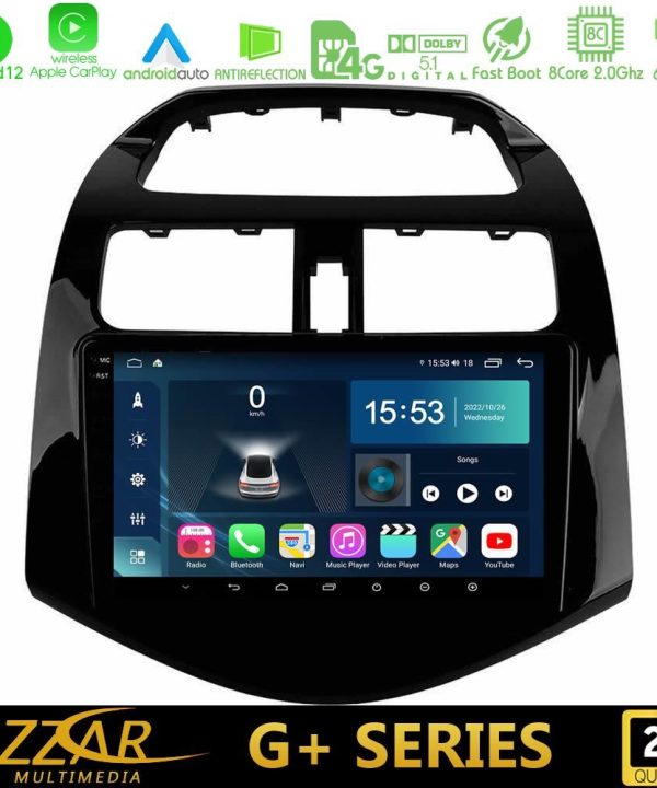Kimpiris - Bizzar G+ Series Chevrolet Spark 2009-2015 8core Android12 6+128GB Navigation Multimedia Tablet 9"