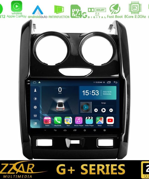 Kimpiris - Bizzar G+ Series Dacia Duster 2014-2018 8Core Android12 6+128GB Navigation Multimedia Tablet 9"