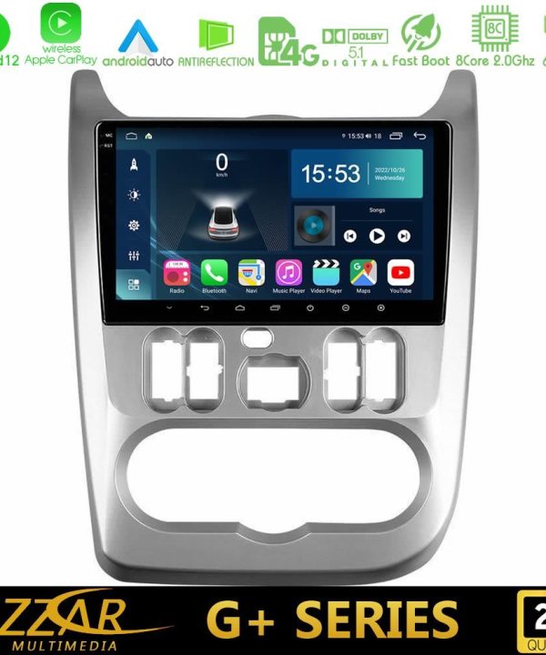 Kimpiris - Bizzar G+ Series Dacia Duster/Sandero/Logan 8core Android12 6+128GB Navigation Multimedia Tablet 9"