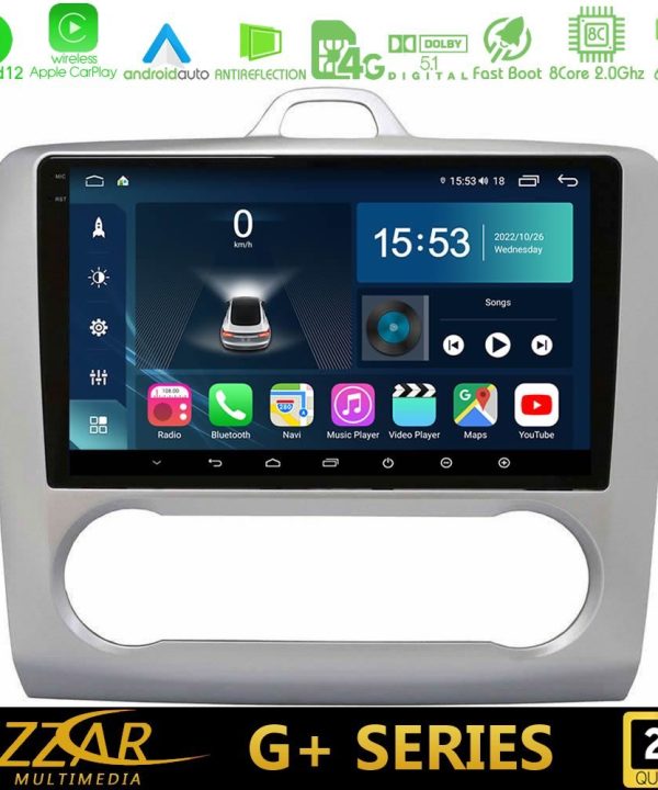 Kimpiris - Bizzar G+ Series Ford Focus Auto AC 8core Android12 6+128GB Navigation Multimedia 9"