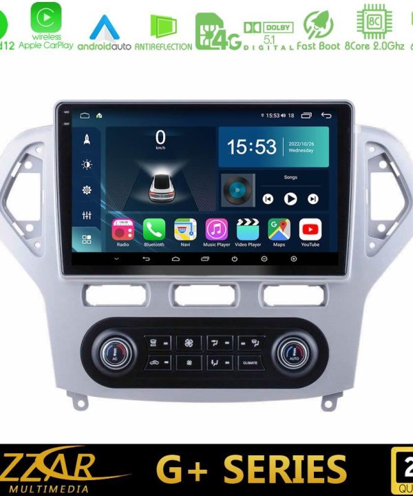 Kimpiris - Bizzar G+ Series Ford Mondeo 2007-2011 (Auto A/C) 8Core Android12 6+128GB Navigation Multimedia Tablet 10"