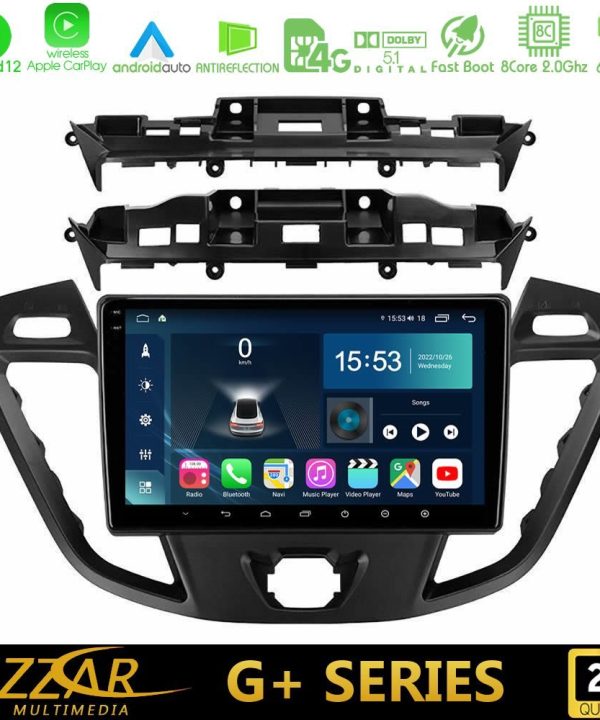 Kimpiris - Bizzar G+ Series Ford Transit Custom/Tourneo Custom 8core Android12 6+128GB Navigation Multimedia Tablet 9"