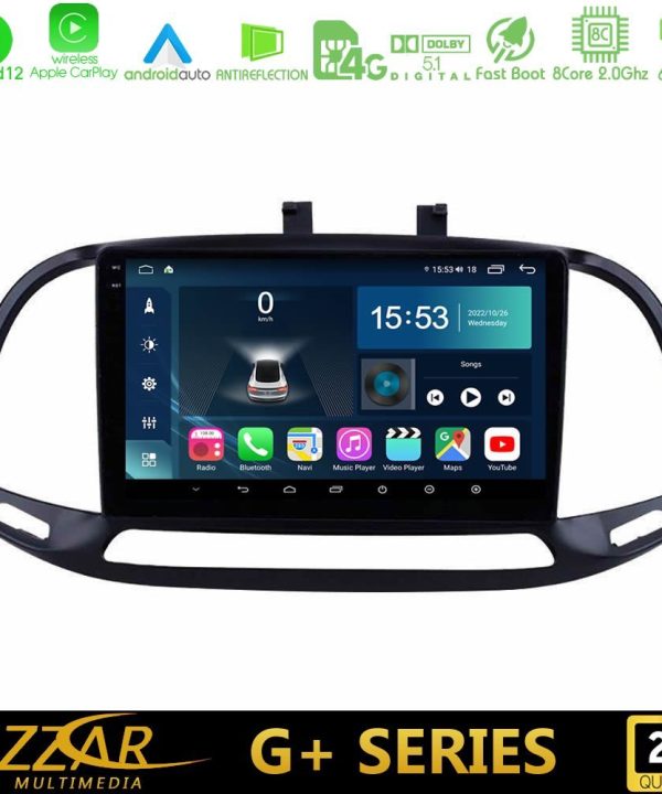 Kimpiris - Bizzar G+ Series Fiat Doblo 2015-2022 8core Android12 6+128GB Navigation Multimedia Tablet 9"