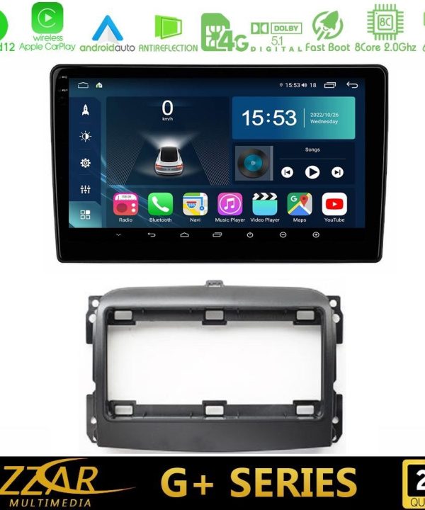 Kimpiris - Bizzar G+ Series Fiat 500L 8core Android12 6+128GB Navigation Multimedia Tablet 10"