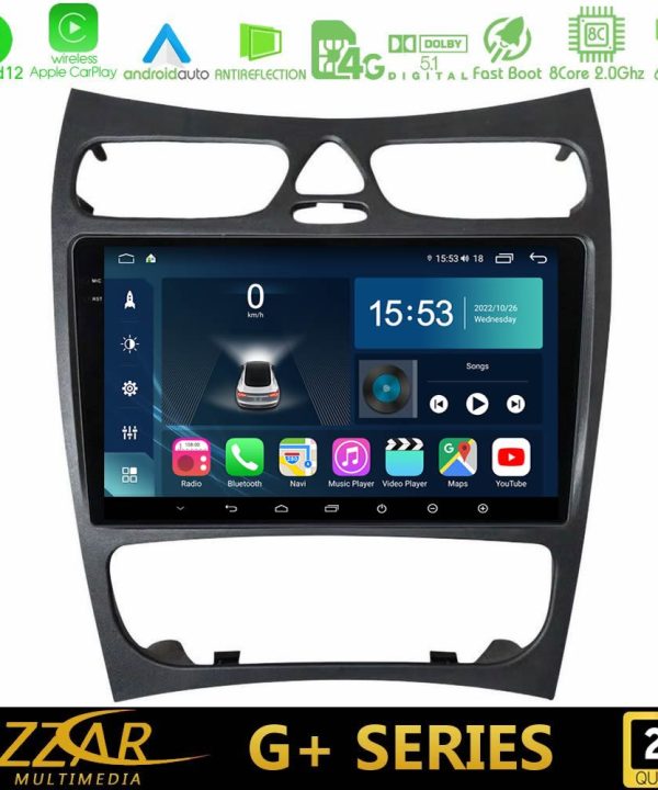 Kimpiris - Bizzar G+ Series Mercedes CLK Class W209 2000-2004 8Core Android12 6+128GB Navigation Multimedia Tablet 9"