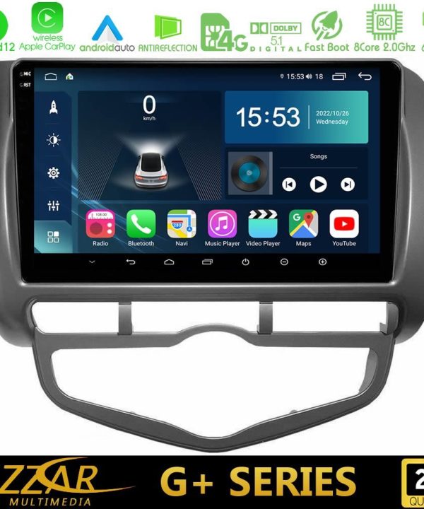 Kimpiris - Bizzar G+ Series Honda Jazz 2002-2008 (Auto A/C) 8core Android12 6+128GB Navigation Multimedia Tablet 9"