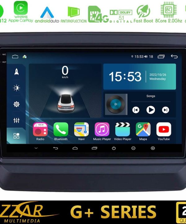 Kimpiris - Bizzar G+ Series Isuzu D-MAX 2020-2023 8core Android12 6+128GB Navigation Multimedia Tablet 9"