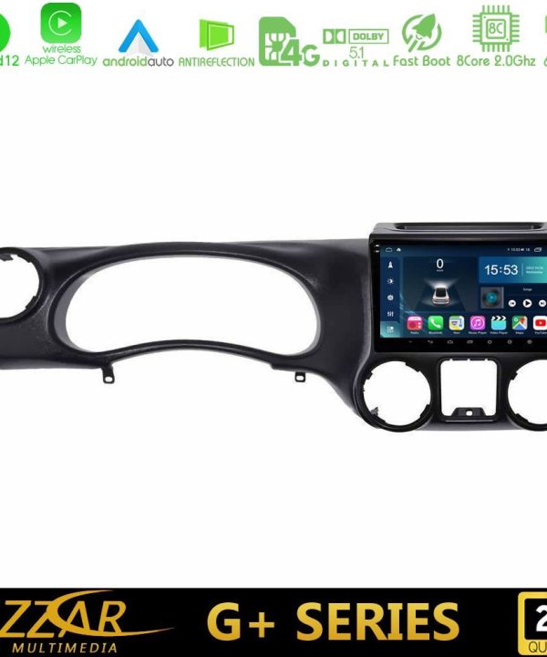Kimpiris - Bizzar G+ Series Jeep Wrangler 2011-2014 8Core Android12 6+128GB Navigation Multimedia Tablet 10"