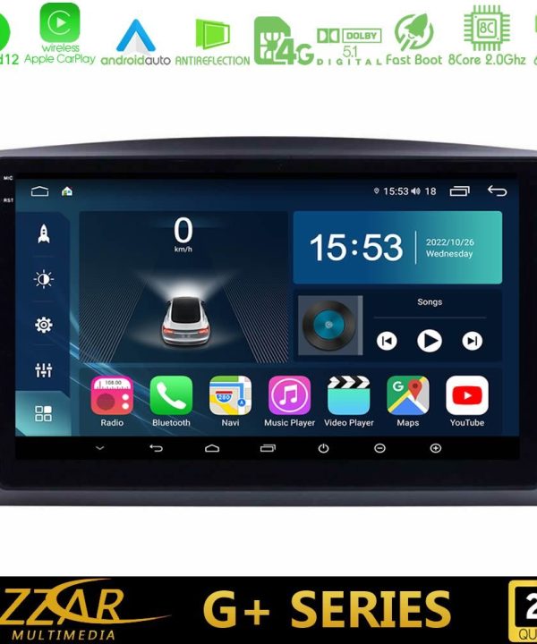 Kimpiris - Bizzar G+ Series Mercedes Vito 2015-2021 8core Android12 6+128GB Navigation Multimedia Tablet 10"