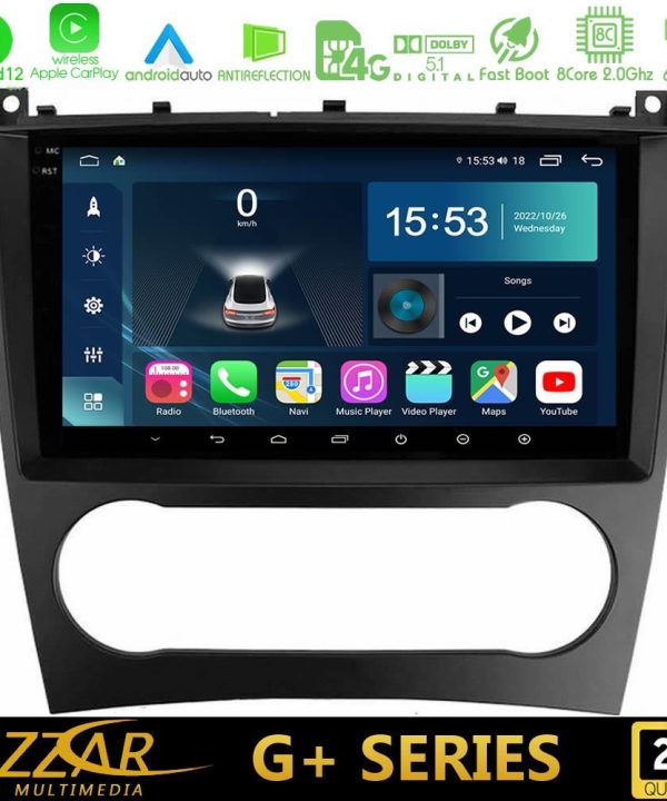 Kimpiris - Bizzar G+ Series Mercedes W203 Facelift 8core Android12 6+128GB Navigation Multimedia Tablet 9"