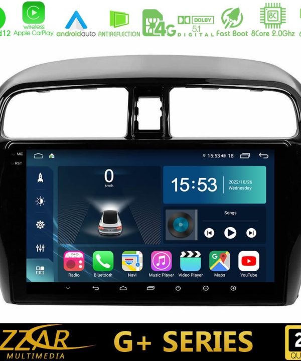 Kimpiris - Bizzar G+ Series Mitsubishi Space Star 2013-2016 8core Android12 6+128GB Navigation Multimedia Tablet 9"