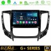 Kimpiris - Bizzar G+ Series Mitsubishi L200 2016-> & Fiat Fullback (Auto A/C) 8core Android12 6+128GB Navigation Multimedia Tablet 9"