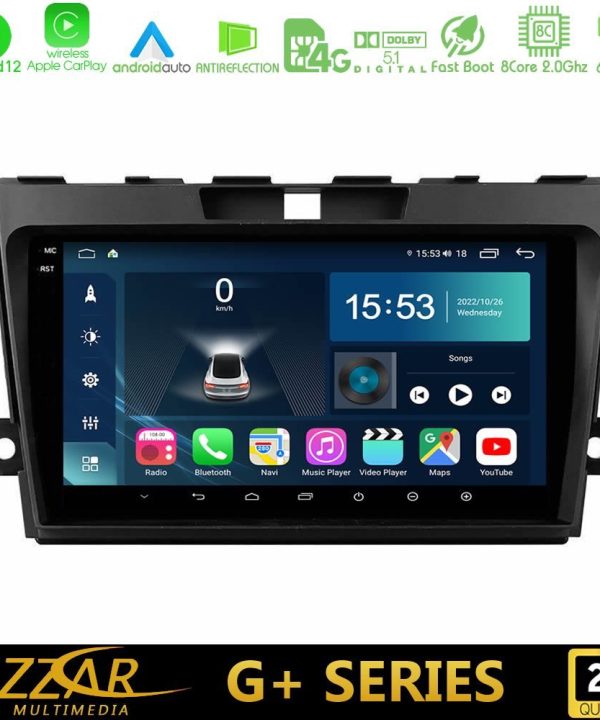 Kimpiris - Bizzar G+ Series Mazda CX-7 2007-2011 8core Android12 6+128GB Navigation Multimedia Tablet 9"