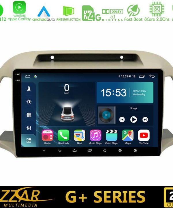 Kimpiris - Bizzar G+ Series Nissan Micra K12 2002-2010 8core Android12 6+128GB Navigation Multimedia Tablet 9"