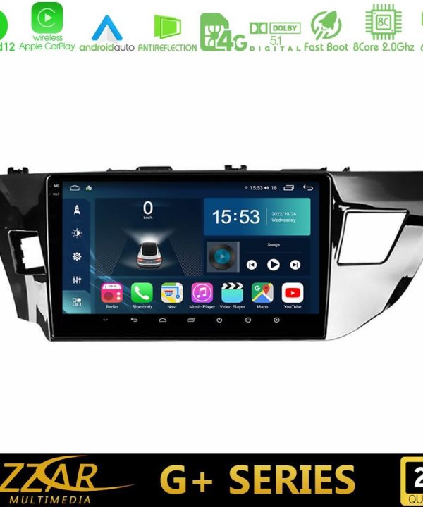 Kimpiris - Bizzar G+ Series Toyota Corolla 2014-2016 8core Android12 6+128GB Navigation Multimedia Tablet 10"