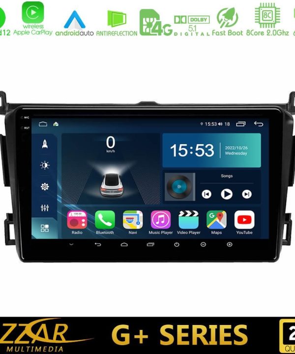 Kimpiris - Bizzar G+ Series Toyota RAV4 2013-2018 8core Android12 6+128GB Navigation Multimedia Tablet 9"
