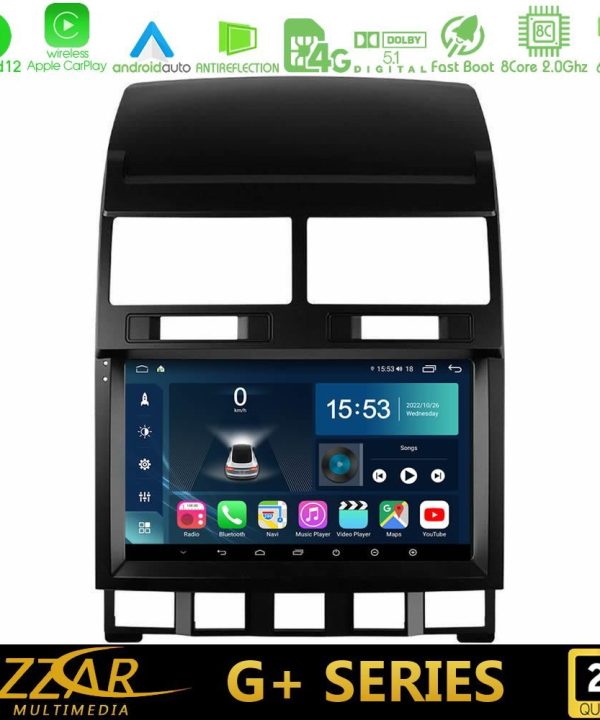 Kimpiris - Bizzar G+ Series VW Touareg 2002 – 2010 8core Android12 6+128GB Navigation Multimedia Tablet 9"