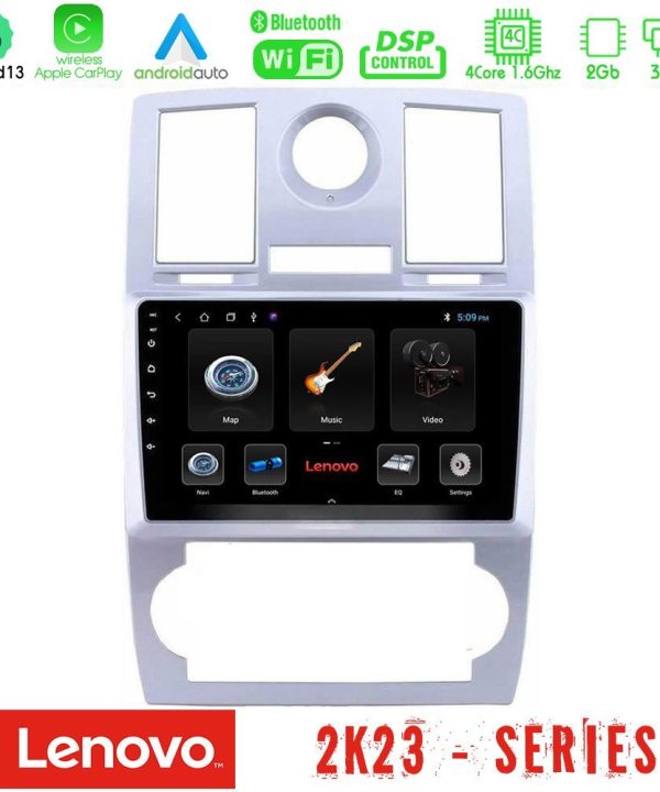 Kimpiris - Lenovo Car Pad Chrysler 300C 4Core Android 13 2+32GB Navigation Multimedia Tablet 9"