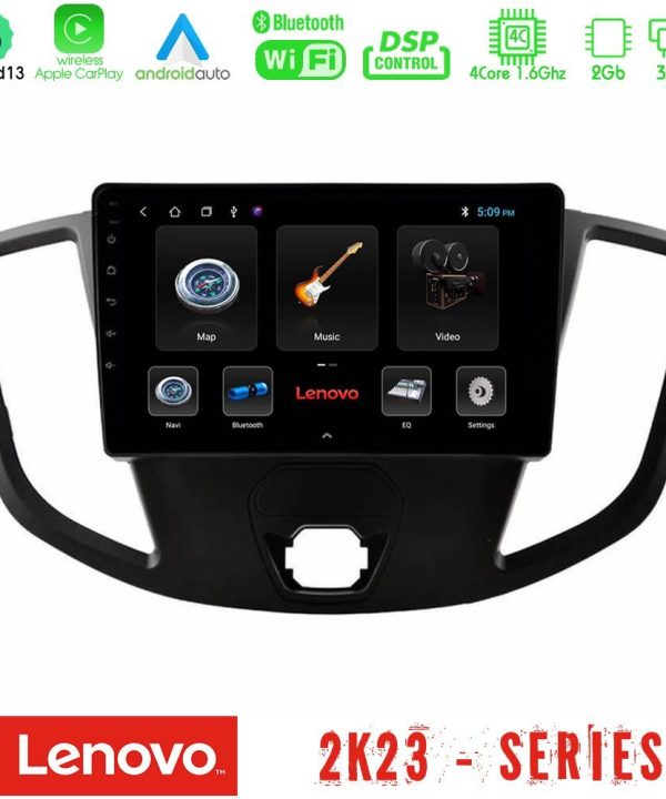 Kimpiris - Lenovo Car Pad Ford Transit 2014-> 4core Android 13 2+32GB Navigation Multimedia Tablet 9"