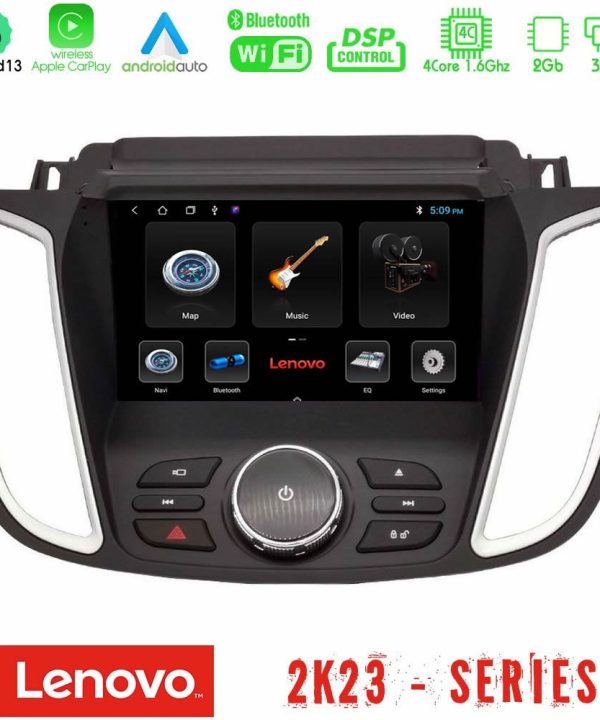 Kimpiris - Lenovo Car Pad Ford Kuga/C-Max 2013-2019 4core Android 13 2+32GB Navigation Multimedia Tablet 9"