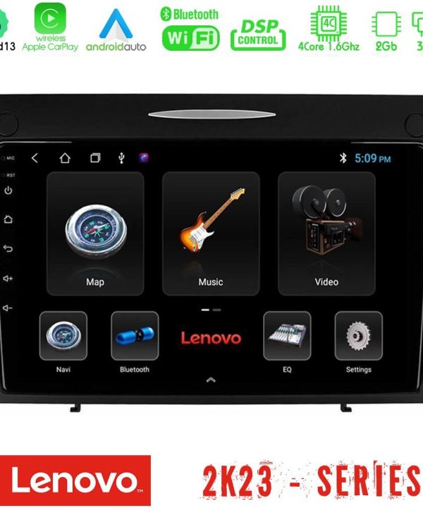 Kimpiris - Lenovo Car Pad Mercedes SLK Class 4Core Android 13 2+32GB Navigation Multimedia Tablet 9"