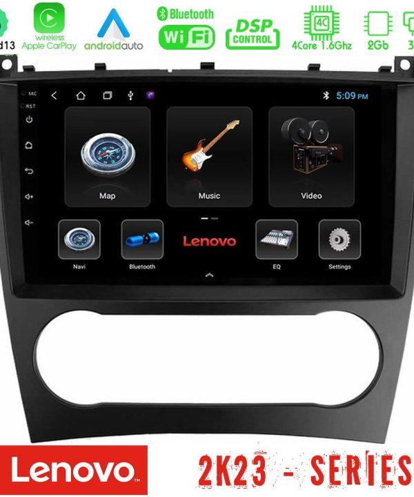 Kimpiris - Lenovo Car Pad Mercedes W203 Facelift 4Core Android 13 2+32GB Navigation Multimedia Tablet 9"
