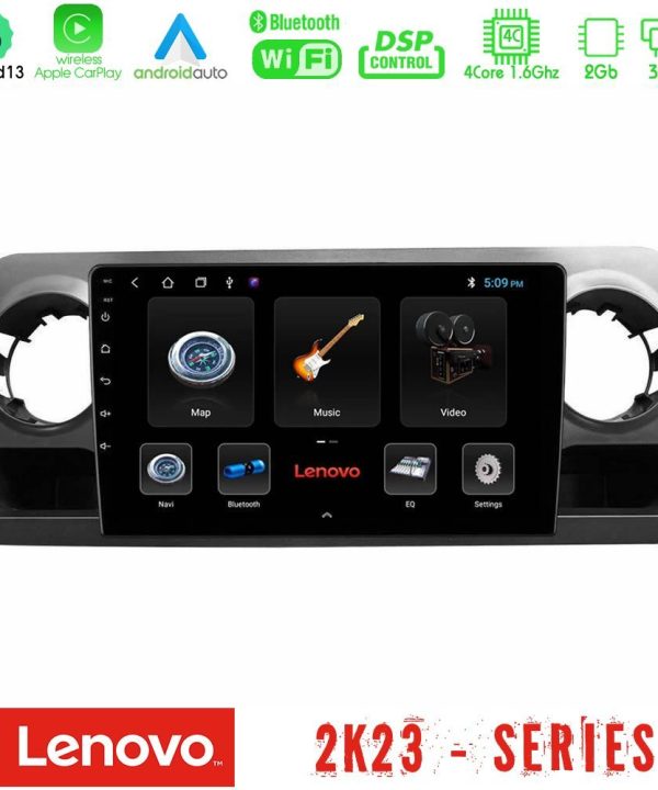 Kimpiris - Lenovo Car Pad Mercedes Sprinter W907 4Core Android 13 2+32GB Navigation Multimedia Tablet 10"