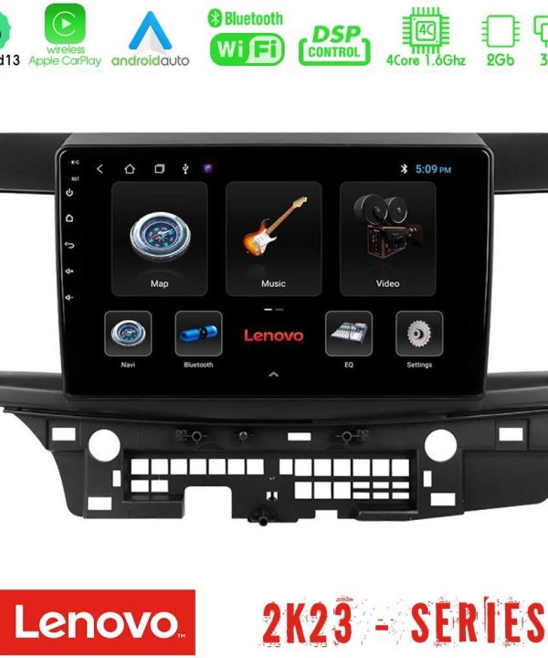 Kimpiris - Lenovo Car Pad Mitsubishi Lancer 2008 – 2015 4Core Android 13 2+32GB Navigation Multimedia Tablet 10"