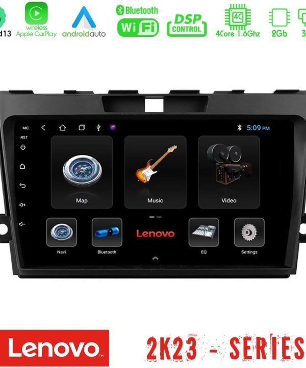 Kimpiris - Lenovo Car Pad Mazda CX-7 2007-2011 4Core Android 13 2+32GB Navigation Multimedia Tablet 9"
