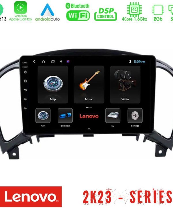 Kimpiris - Lenovo Car Pad Nissan Juke 4Core Android 13 2+32GB Navigation Multimedia Tablet 9"