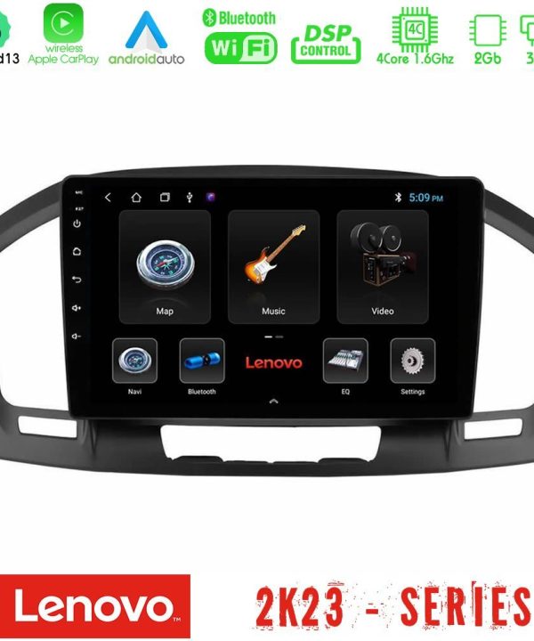 Kimpiris - Lenovo Car Pad Opel Insignia 2008-2013 4core Android 13 2+32GB Navigation Multimedia Tablet 9"
