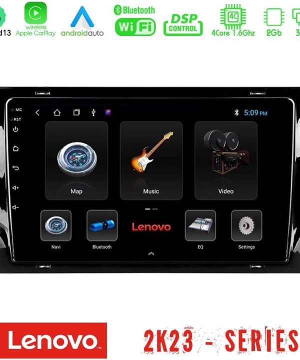 Kimpiris - Lenovo Car Pad Skoda Kodiaq/Karoq 2017-> 4Core Android 13 2+32GB Navigation Multimedia Tablet 10"