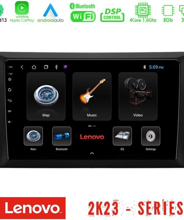 Kimpiris - Lenovo Car Pad Vw Golf 6 4Core Android 13 2+32GB Navigation Multimedia Tablet 9"