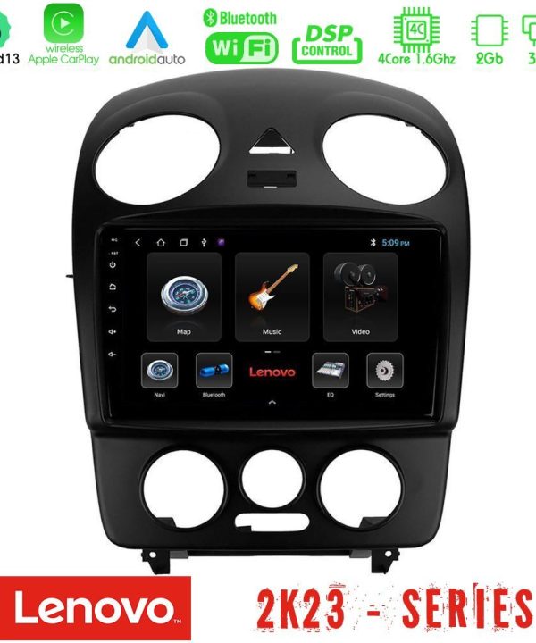 Kimpiris - Lenovo Car Pad VW Beetle 4Core Android 13 2+32GB Navigation Multimedia Tablet 9"