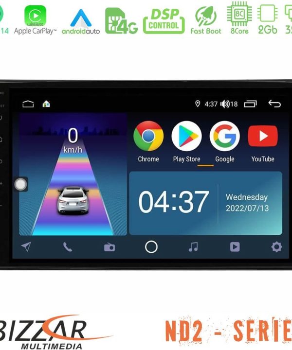 Kimpiris - Bizzar ND2 Series 8Core Android14 2+32GB Ford Focus 2019-> Navigation Multimedia Tablet 9" Με Carplay & Android Auto