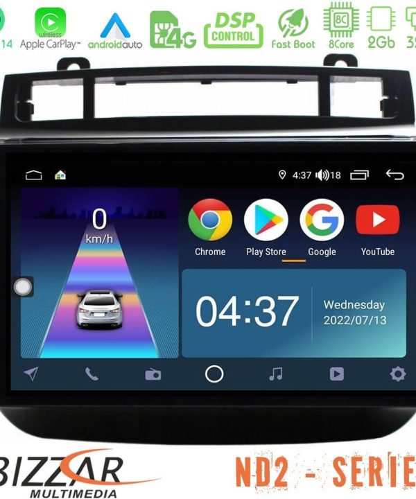 Kimpiris - Bizzar ND2 Series 8Core Android14 2+32GB VW Touareg 2011-2018 Navigation Multimedia Tablet 9" Με Carplay & Android Auto