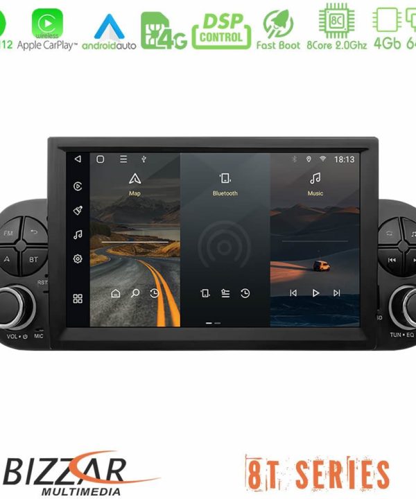 Kimpiris - Bizzar OEM Fiat Panda 2012-2021 8core Android12 4+64GB Navigation Multimedia Deckless 7" με Carplay/AndroidAuto