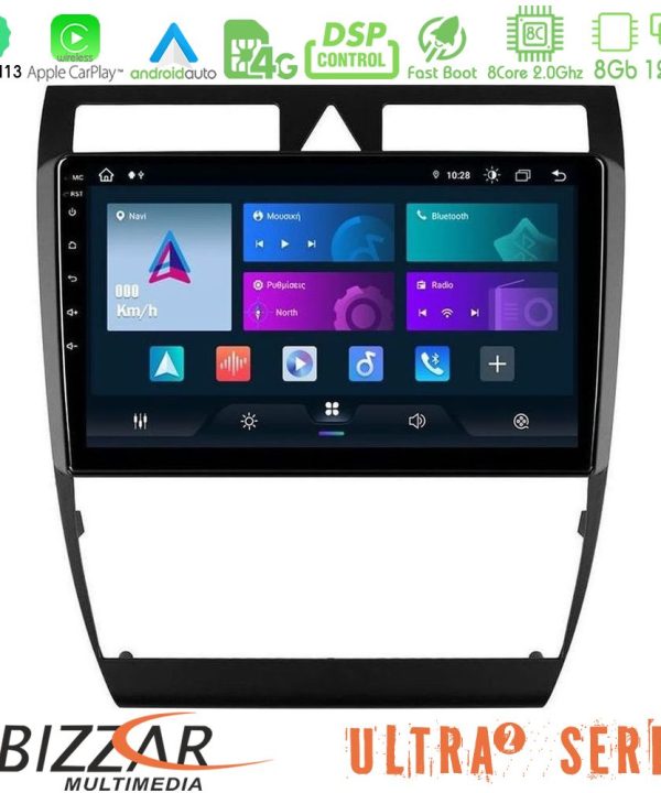 Kimpiris - Bizzar Ultra Series Audi A6 (C5) 1997-2004 8core Android13 8+128GB Navigation Multimedia Tablet 9"